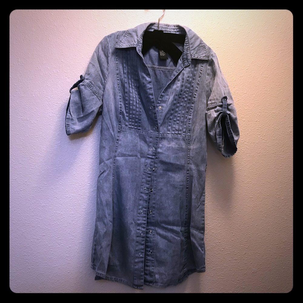 Denim Shirt Dress